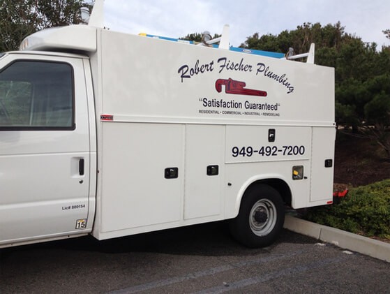 Robert Fischer Plumbing Van